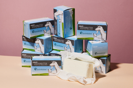 Ziegenbutter, Vorteilpaket 6 Stck (Eingefroren & Khlpack)